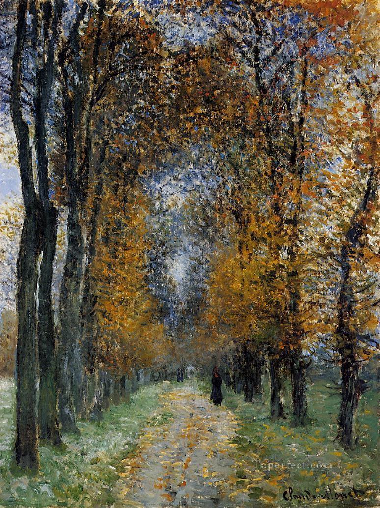 The Avenue Claude Monet woods forest Oil Paintings